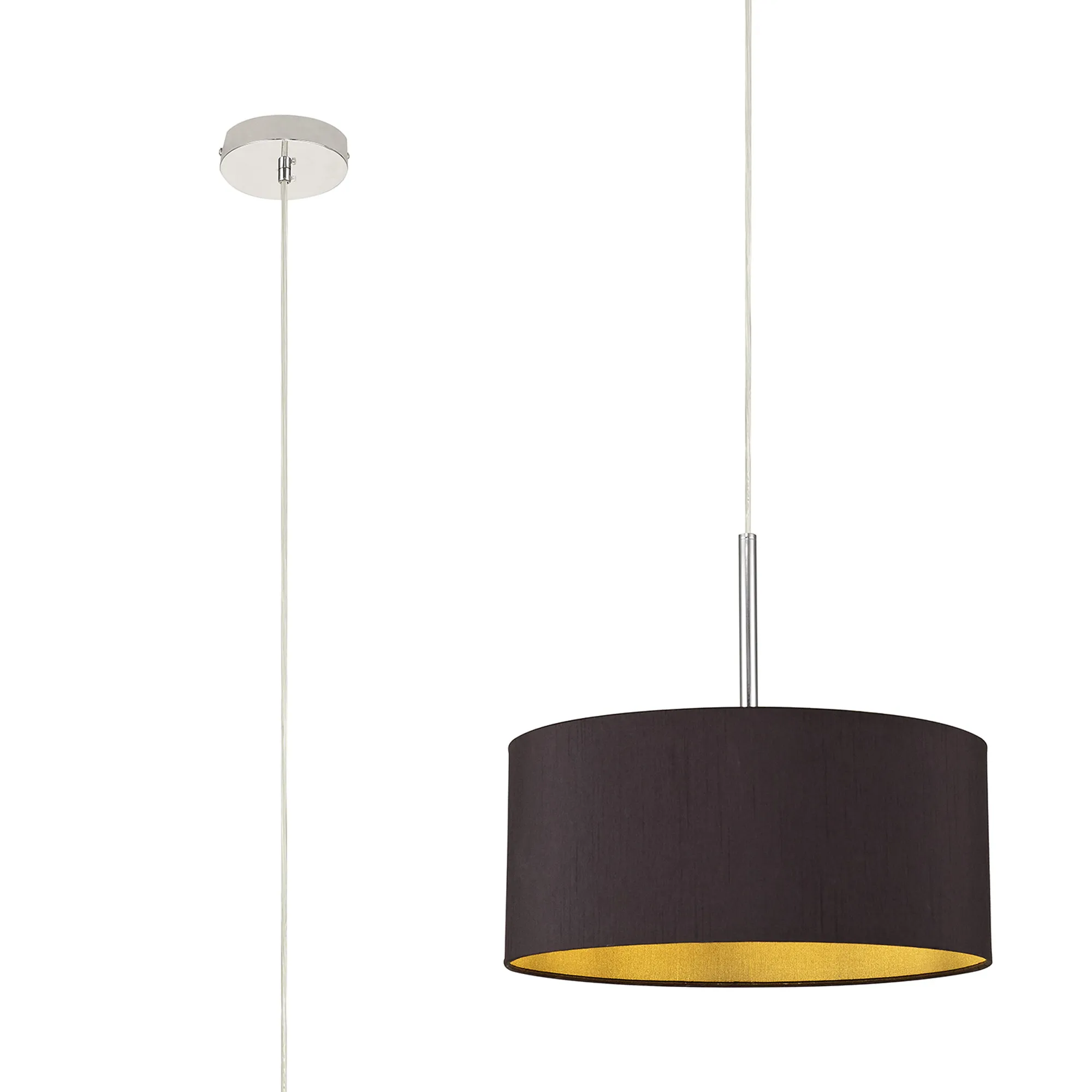 Baymont CH BL/GR Ceiling Lights Deco Single Pendant